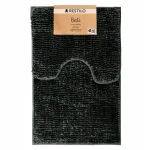 RESTILO vannitoa mattide komplekt 50x80 + 40x51 cm, libisemiskindel, hall