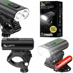 Jalgratta USB LED lamp ees ja taga, 13 režiimi, ALU