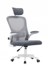 Kontoritool BATI, ergonoomiline, hall, v&otilde;rkkattega