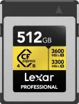 Lexar CFexpress 4.0 GOLD 512GB Type B (R3600/W3300) m&auml;lukaart