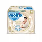 Uusbeebidele Molfix Pure&Soft 1 2-5kg 80 tk m&auml;hkmed