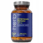 Toidulisand Herb Kaaliumtsitraat 360 mg, 100 kapslit