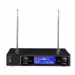 Juhtmevabad UHF karaokemikrofonid, 2 kanalit, IQ