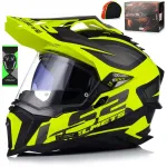 LS2 MX701 Explorer Alter Fluo mootorratturi kiiver, matt, Pinlocki ja varjuga, 22.06