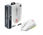 M&auml;nguhiir MSI Clutch GM11 valge, RGB, PMW-3325, Omron
