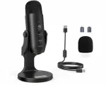 USB mikrofon ZealSound K66, sobib PC, PS5, Mac, Plug&Play