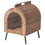 Kassimaja IKEA UTSADD jalgadel, rotangist, 53 cm