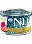 Farmina N&D tuunikala- ja kanakonserv kassidele, 140 g
