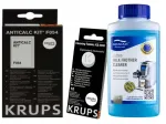 Krups F054 kohvimasina hoolduskomplekt, XS3000 tabletid 10 tk, Latteo 250 ml
