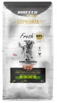 EUPHORIA FRESH MEAT kuiv koeratoit kalkuni ja lambalihaga M/L, 12 kg