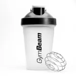 GymBeam 400 ml sportlik shaker, must l&auml;bipaistev