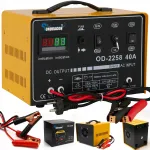 Autolaadija START 12/24V, 40A, LCD-ekraaniga