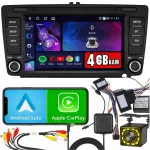 SKODA Octavia II, Roomster, Yeti, Rapid, Superb auto multimeedia Android, CarPlay, WiFi-ga