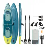T&auml;ispuhutav paatkanoe ja SUP AQUASTIC Raglan 402 cm, kahemeheline, istme ja aeruga