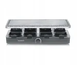 Elektriline grill SEVERIN keraamilise kiviplaadiga, 1300 W, 8 panniga, must