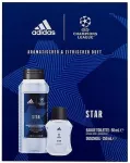Meeste komplekt ADIDAS CHAMPIONS LEAGUE STAR EDT 50 ml + du&scaron;igeel 250 ml