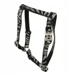 Barry King Equilibre koera rakmed, mustad sebramustriga, nahast, nikeriga, suurus M, 16 mm