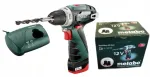 Trell METABO PowerMaxx BS Basic, 12V, 2Ah aku, 34 Nm, laadija