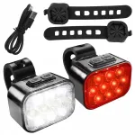 Jalgratta esituled ja tagatuled LED komplekt patareiga