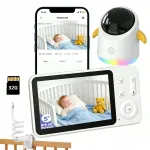 Videovaatleja NANNY HOME, WiFi, 360&deg; p&ouml;&ouml;ratav, temperatuuriandur, 4x suum