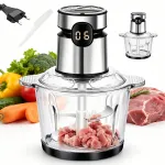 Toiduhakkija MINI, 200 W, 2 l, klaasist, roostevaba teras