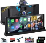 Auto kaamera Vtopek 10,26" 4K GPS 64GB CarPlay Android Auto