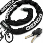 GERDA Contra 900/6V rattale kettturvamislukk 90 cm, 6 mm, must