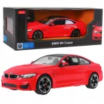 Kaugs&uuml;steemiga BMW M4 Coupe punane RASTAR 1:14 mudelauto