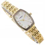 Naistele TIMEX TW2Y22400 CHARLOTTE kuldne kell GLAMOUR rihmaga