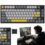 Mehhaaniline klaviatuur AJAZZ AK820 PRO 75% TFT, RGB, Hot Swap, 2.4G, BT5.1