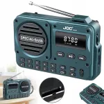 Kaasaskantav raadio Bluetoothi, FM ja 1200mAh akuga