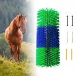 Tugevad roheline ja sinine v&auml;ikeloomade kammpintslid