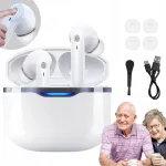 Bluetooth kuuldeaparaat laadijaga eakatele
