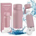 Wessper B2 0,5L roosa klaasfiltriga veepudel