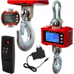 Elektroonilised HOOK 2000kg kaalud kaugjuhtimisseadmega, t&auml;psus +/-0,5kg