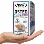 Toidulisand Real Pharm Osteo Complete 60 tabletti, kaltsium, D3-vitamiin, K2 MK7