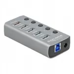 USB-jaotur Delock, 4 x USB 3.2 Gen 1, lauaarvutile