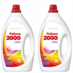 Pesugeel v&auml;rvilistele riietele POLLENA 2000, 2 x 3,5 l, 100 pesukorda