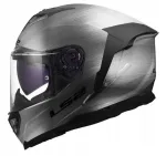 Motorratturi kiiver LS2 FF818 Storm III Jeans Titanium, XL, Pinlocki ja p&auml;ikesevarjuga