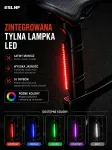 Jalgratta tagumine RGB LED lamp, 16 valgusrežiimi, USB-C, veekindel