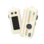 Mini Retro K9 HD digitaalkaamera v&otilde;tmehoidja suuruses, liivakarva