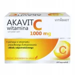 Toidulisand Vitadiet Akavit Vitamin C 1000 mg, 60 kapslit