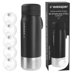 Wessper B2 Actitex veepudel terasfiltriga, 700 ml, 5 filtrit