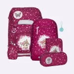 Ergonoomiline seljakott, 6-osaline komplekt, Forest Deer Red