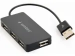 USB jagaja GEMBIRD UHB-U2P4-04, 4 &uuml;hendust, USB 2.0