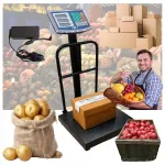 T&ouml;&ouml;stuslikud elektroonilised platvormkaalud LCD 500 kg