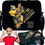 Kooli seljakott KITE Transformers, must, 34x27x7 cm, plastkandega, A4+