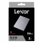 Lexar SL210 2TB v&auml;line SSD ketas, USB 3.1 Type-C, 550 MB/s