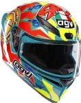 Motorratturi kiiver AGV K1 S Rossi Mugello 1999, integraalne, suurus M