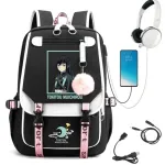 Kott Demon Slayer noortele USB ja s&uuml;learvutisektsiooniga, reisikott